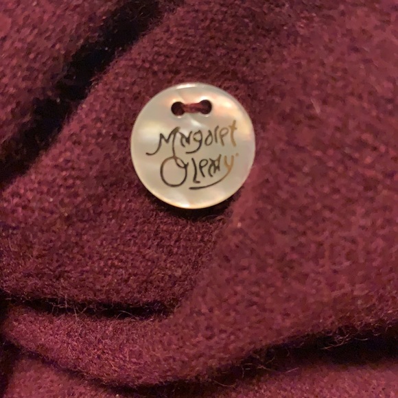 Margaret O’Leary Maroon Cashmere Tunic - Women’s Size Medium - Picture 10 of 11